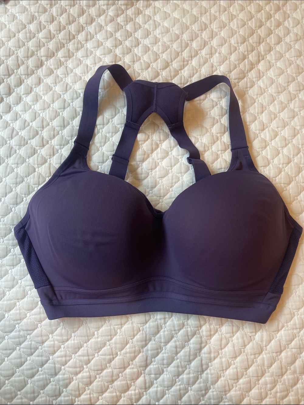 Victoria’s Secret Women’s Purple Padded Racerback Sports Bra